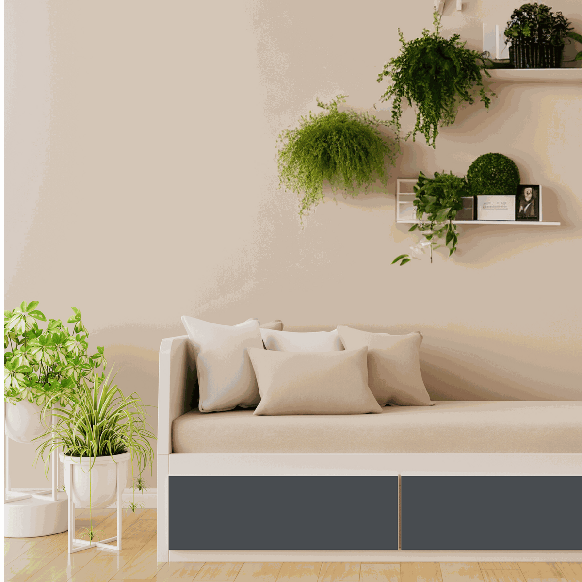 Klebefolie Premium Unimatt Grau selbstklebend matte Oberfläche für Möbel und Türen