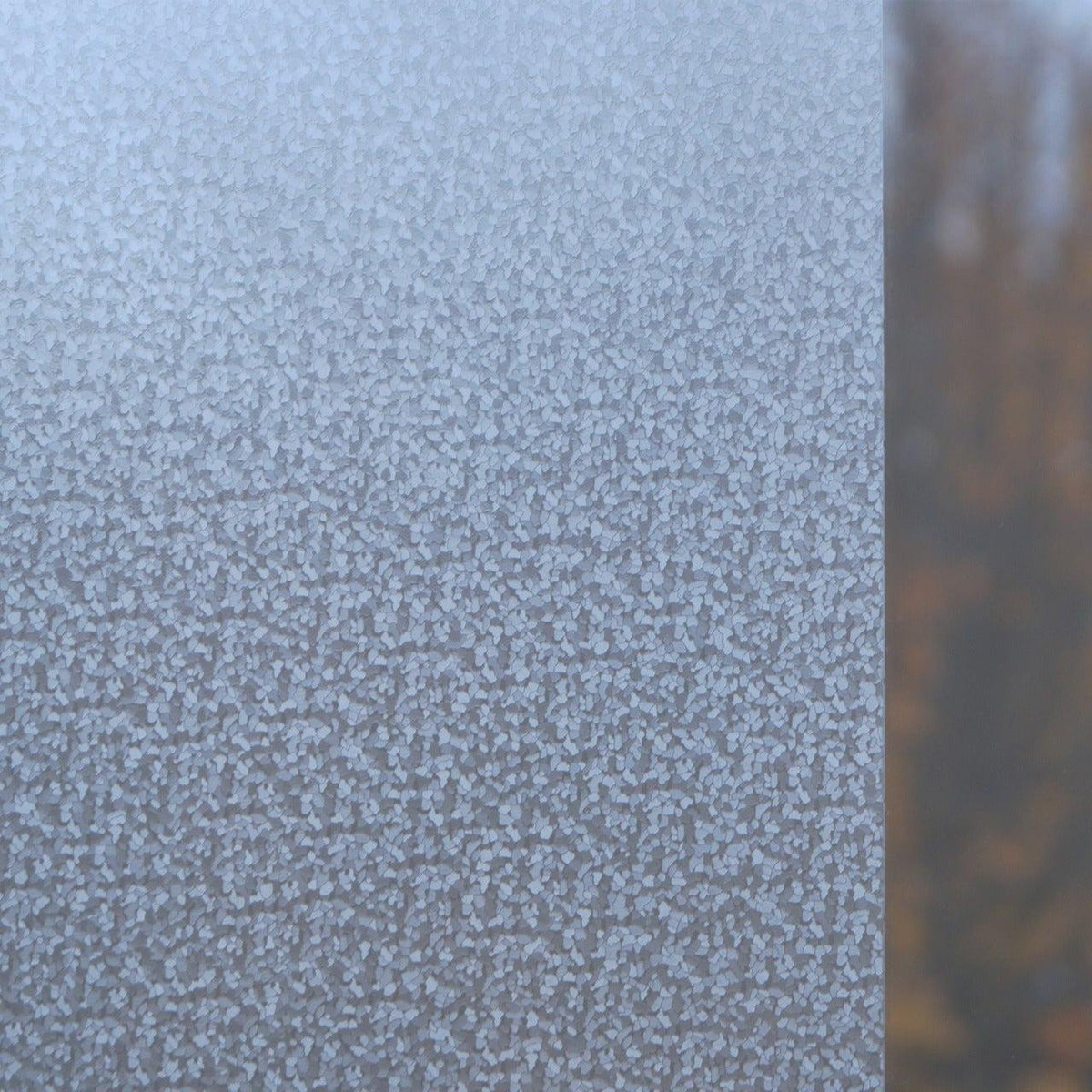 Vitrostatic Sichtschutzfolie Fenster mit geometrischem Muster rund für Privatsphäre und Tageslicht
