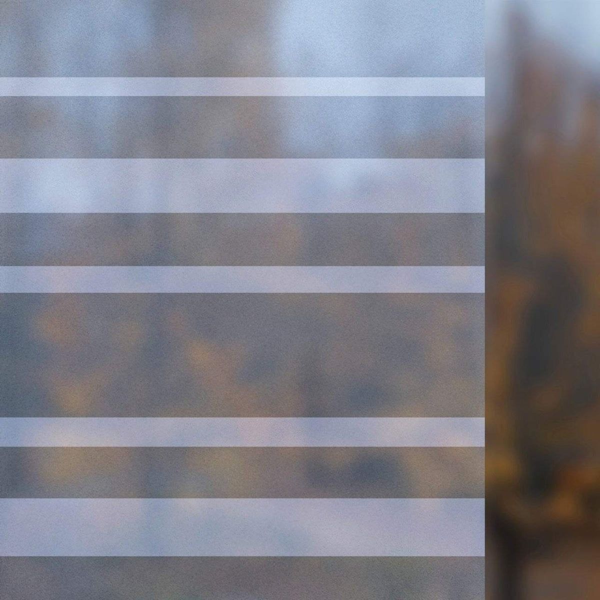 Vitrostatic Sichtschutzfolie mit geometrischem Muster für Fenster, lichtdurchlässig und rückstandsfrei entfernbar