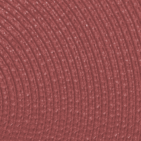 Gewebtes Tischset oval in Berry-Rot aus Kunststoff mit markanter, strukturierter Weboptik und abwischbarer Oberfläche
