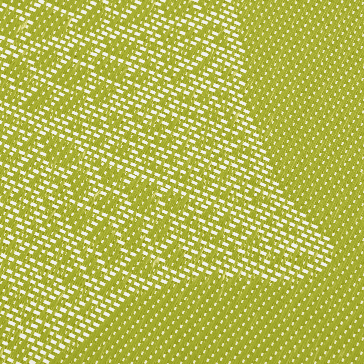 Gewebtes Tischset Blätter aus anisgrünem Kunststoff mit dichtem Webmuster und feiner, strukturierter Oberfläche