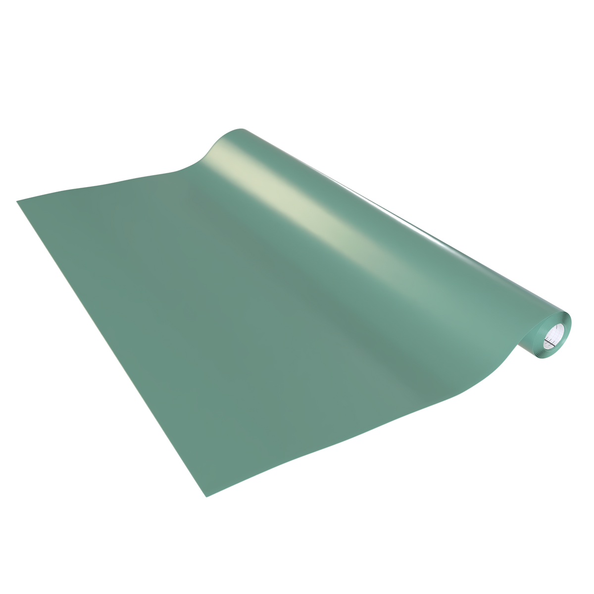 Klebefolie Standard Uni in mattgrün, selbstklebende Kunststofffolie mit glatter Oberfläche und Rollenform