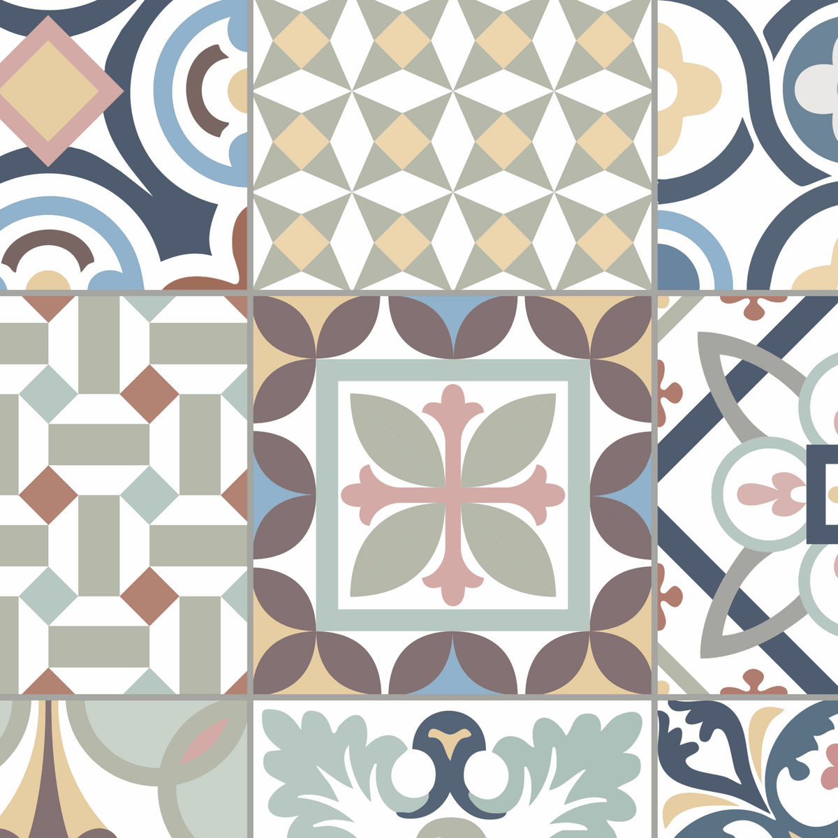Vénilia Klebefolie Premium Tiles in moderner Fliesenoptik für Möbel und Türen