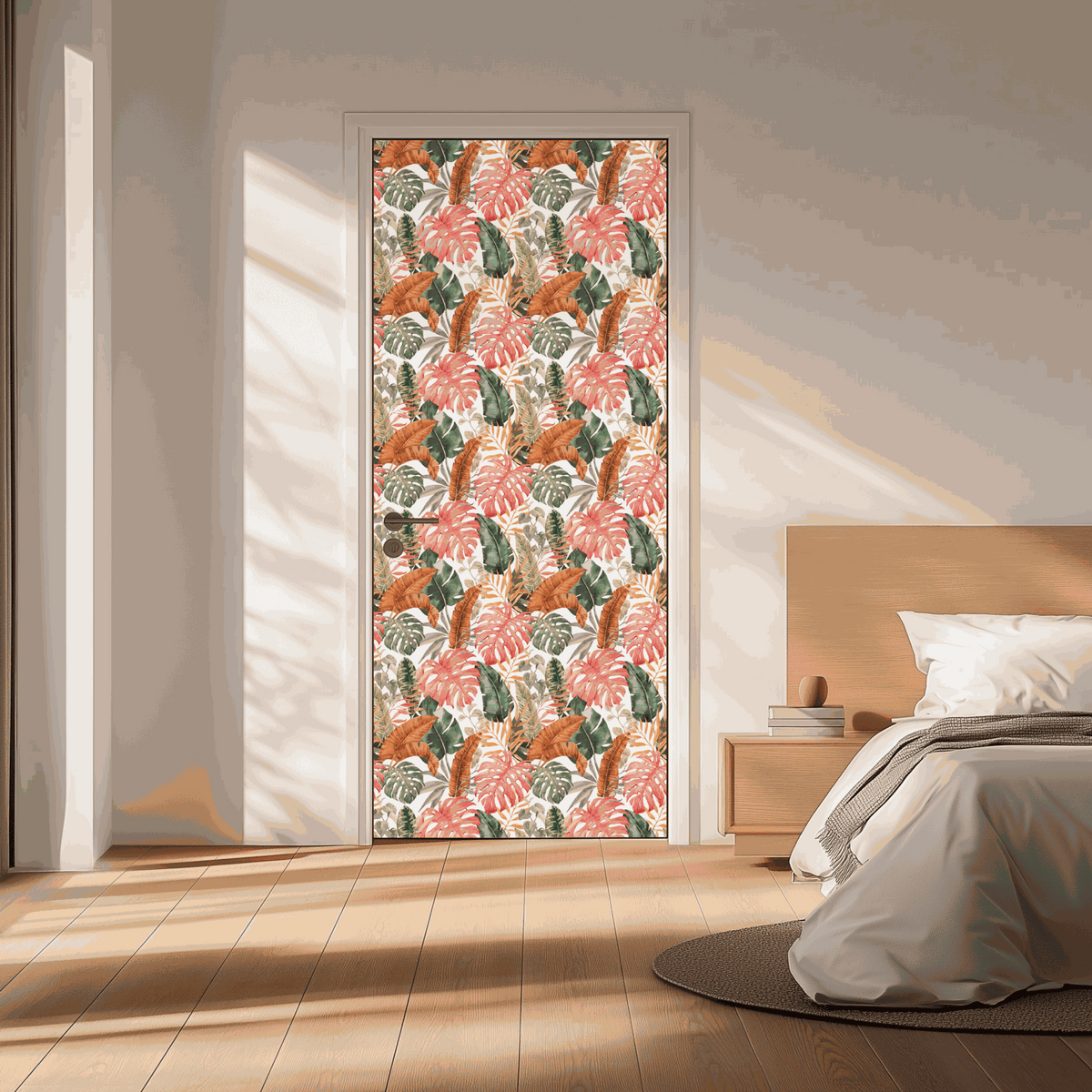 Klebefolie Premium mit modernem Blätter-Design für Möbel und Oberflächen