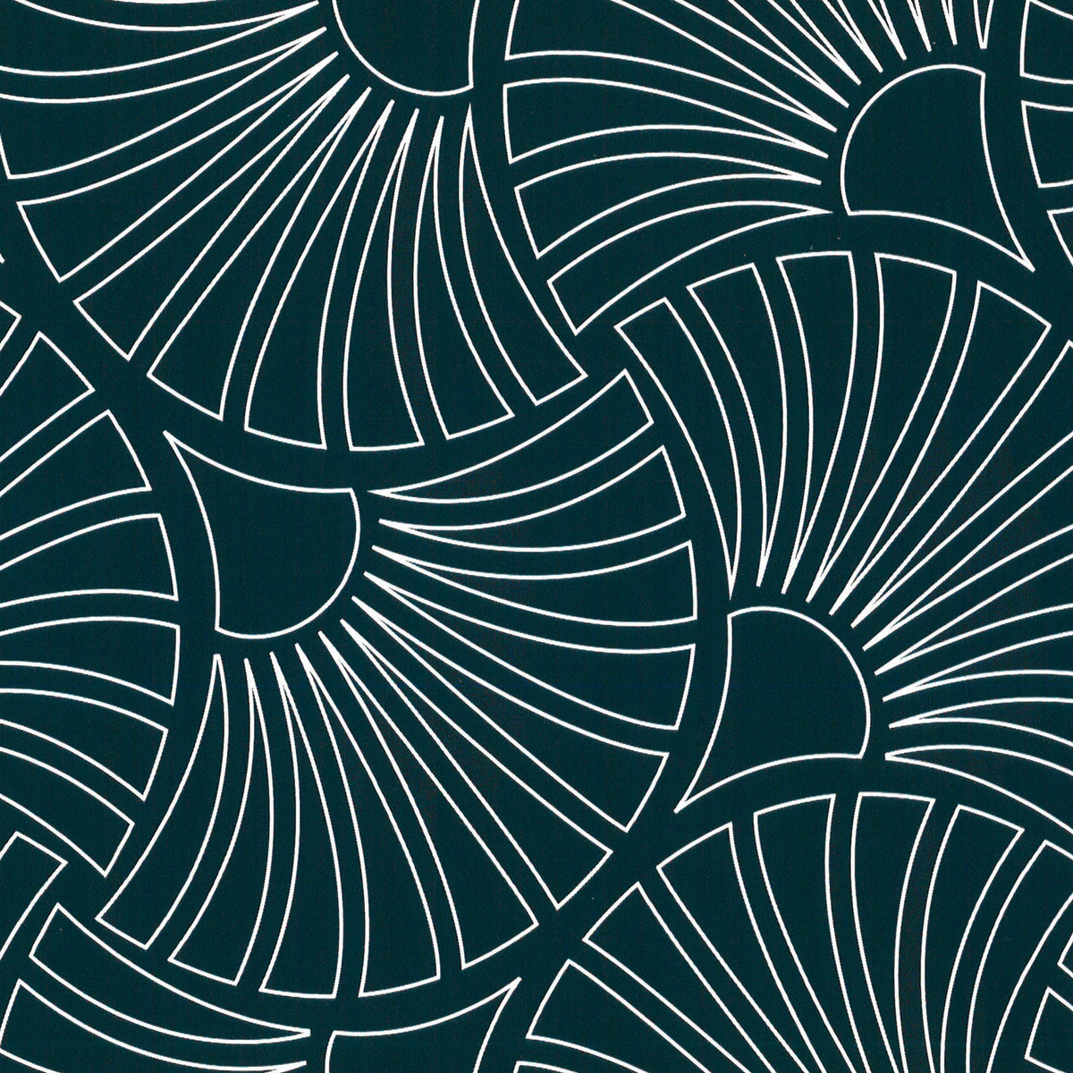 Blaue Vénilia Klebefolie Standard mit geometrischem Muster auf glatter Möbeloberfläche