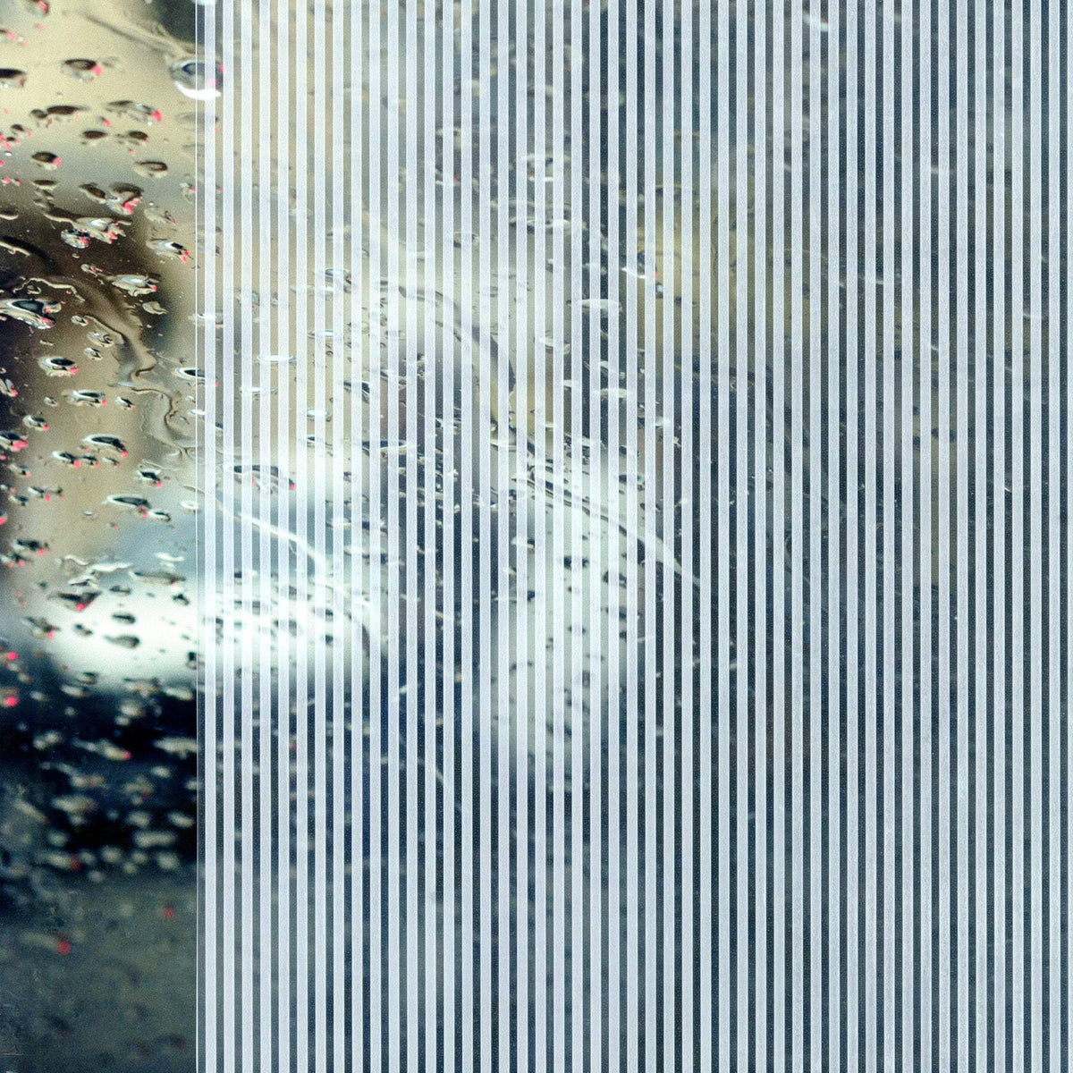 Vitrostatic Sichtschutzfolie Fenster mit geometrischem Muster für lichtdurchlässigen Sichtschutz und dekorative Optik