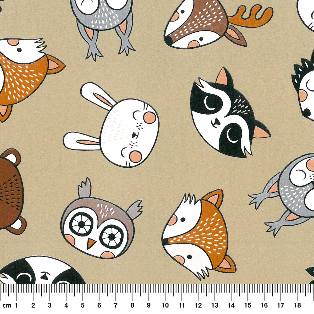 Vénilia Klebefolie Standard mit Waldtiere-Motiv für kinderfreundliche Möbeldekoration