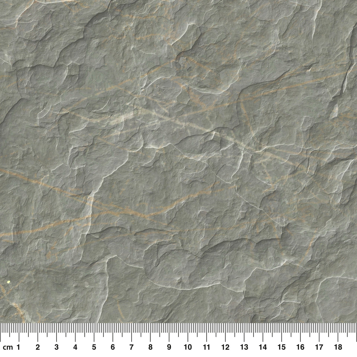 Klebefolie Standard in grauer Steinoptik mit naturgetreuer Schieferstruktur und feinen braunen Adern