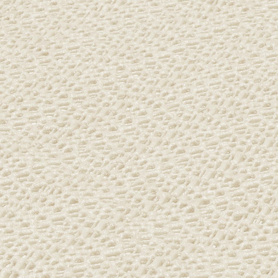 Gartentischdecke Creme aus cremefarbenem PVC mit fein strukturierter, gewebt wirkender Oberfläche und matter Haptik