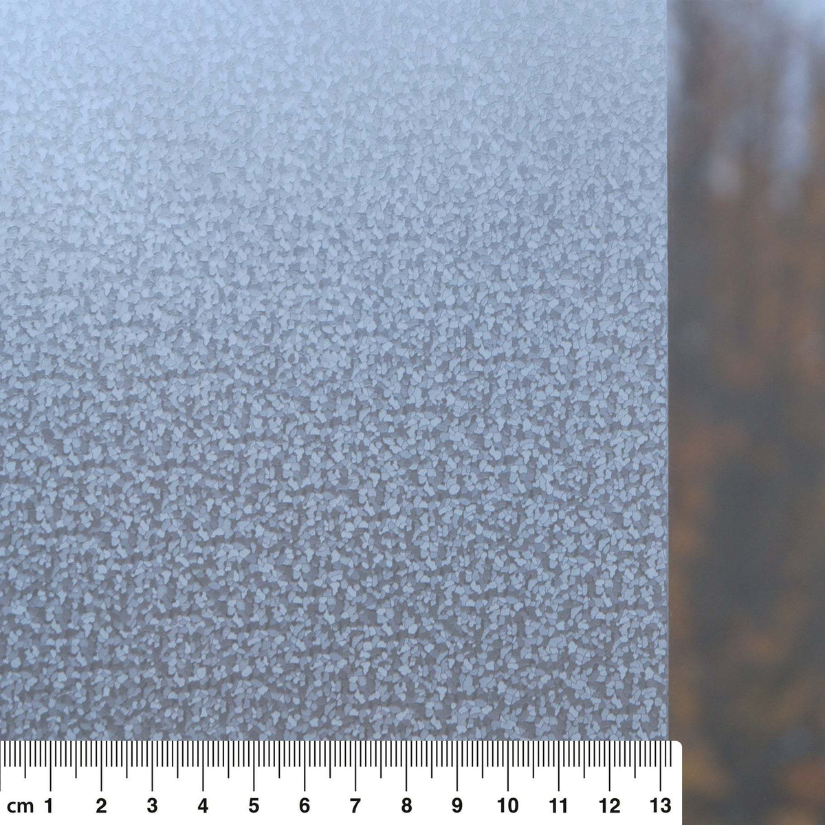 Vitrostatic Sichtschutzfolie Fenster mit geometrischem rundem Muster für dekorativen und funktionalen Sichtschutz