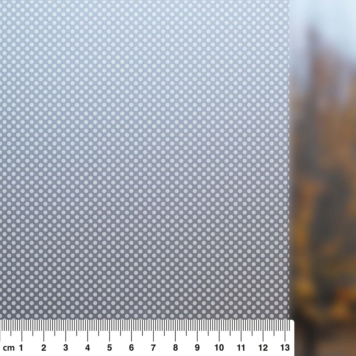 Vitrostatic Sichtschutzfolie Fenster mit geometrischem Muster rund für Privatsphäre und Tageslicht